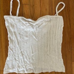 Reformation Ribbed Knit Tank Top